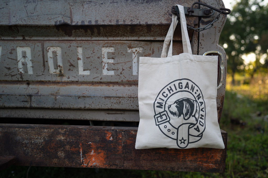 Michigan NAVHDA Canvas Tote Bag