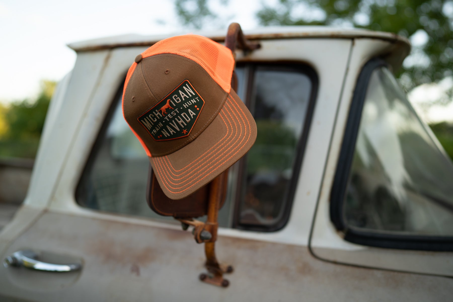 Tan/Blaze MI NAVHDA Patch Hat