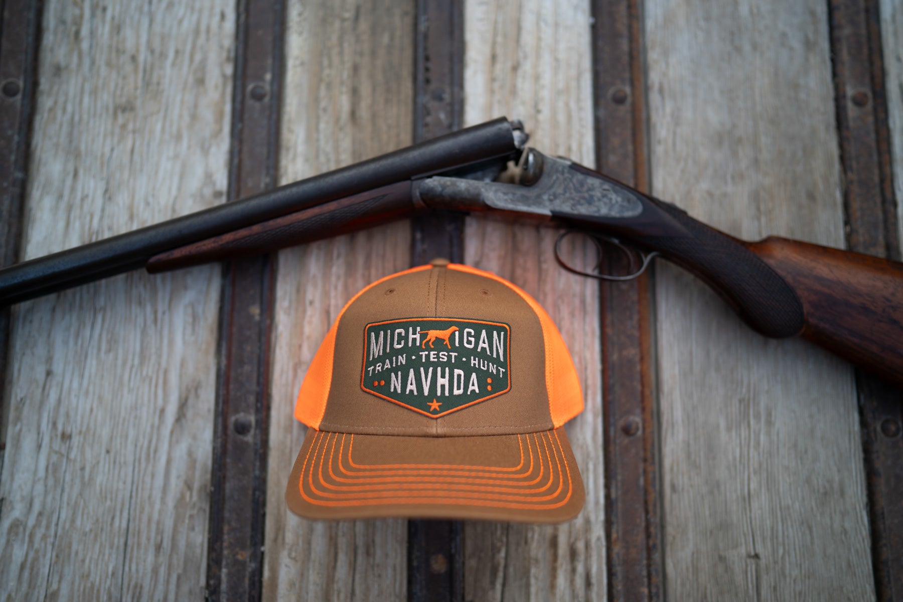 Tan/Blaze MI NAVHDA Patch Hat