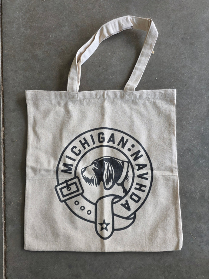 Michigan NAVHDA Canvas Tote Bag